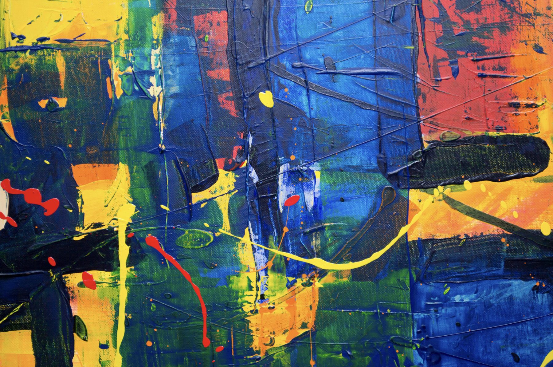 Obra de arte abstracta